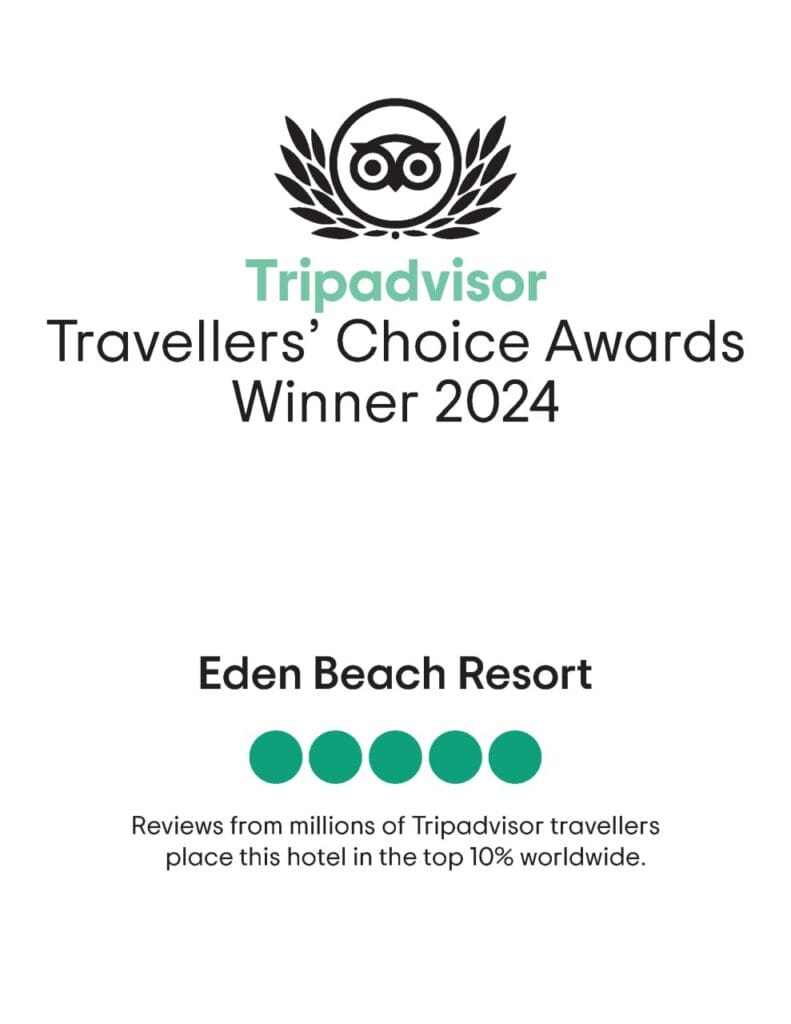 Traveller Choice Award - Eden Beach Resort